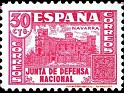 Spain 1936 Monumentos 30 CTS Rosa Edifil 808
